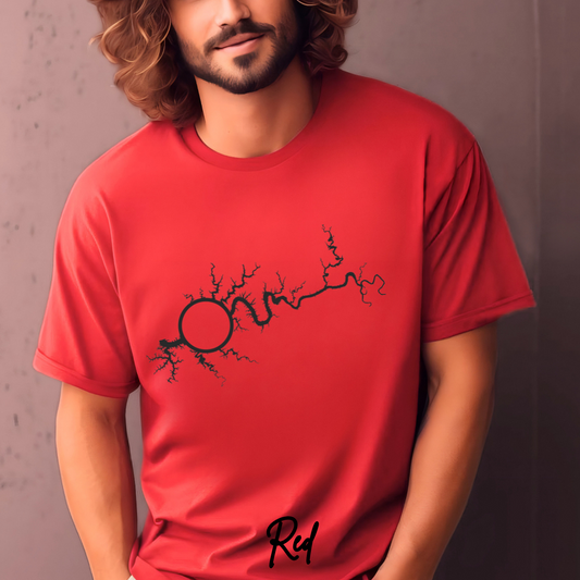 "Map of Lake Cumberland" T-shirt