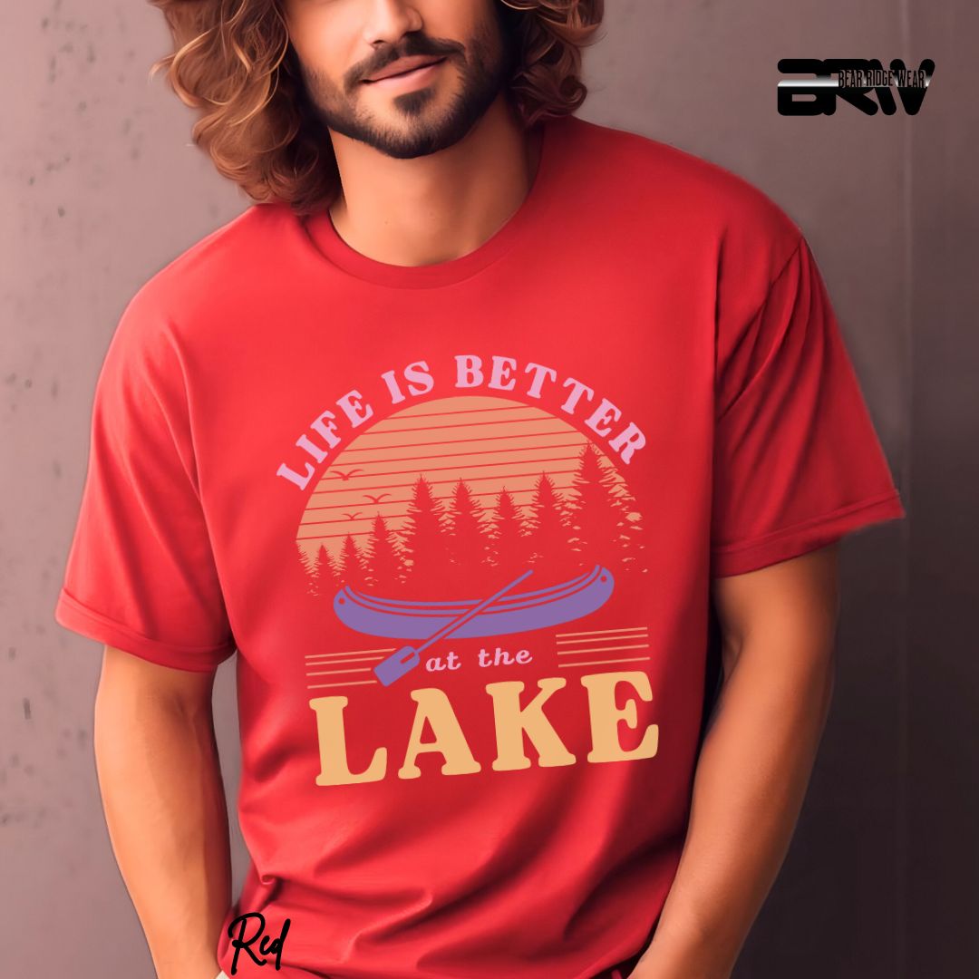 'Life Is Better At Lake' Summer T- Shirt