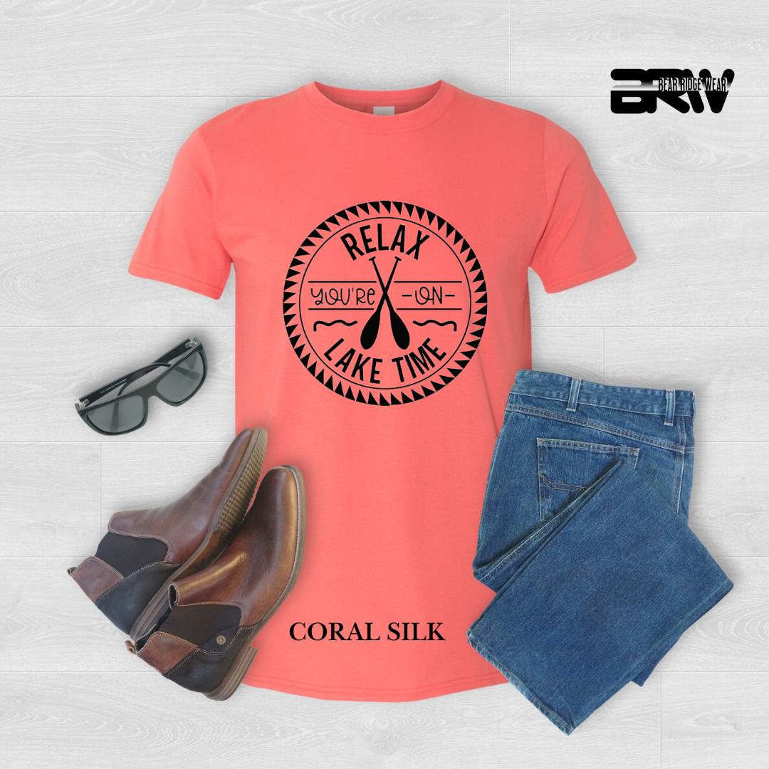 "Relax Your on Lake Time" Tee