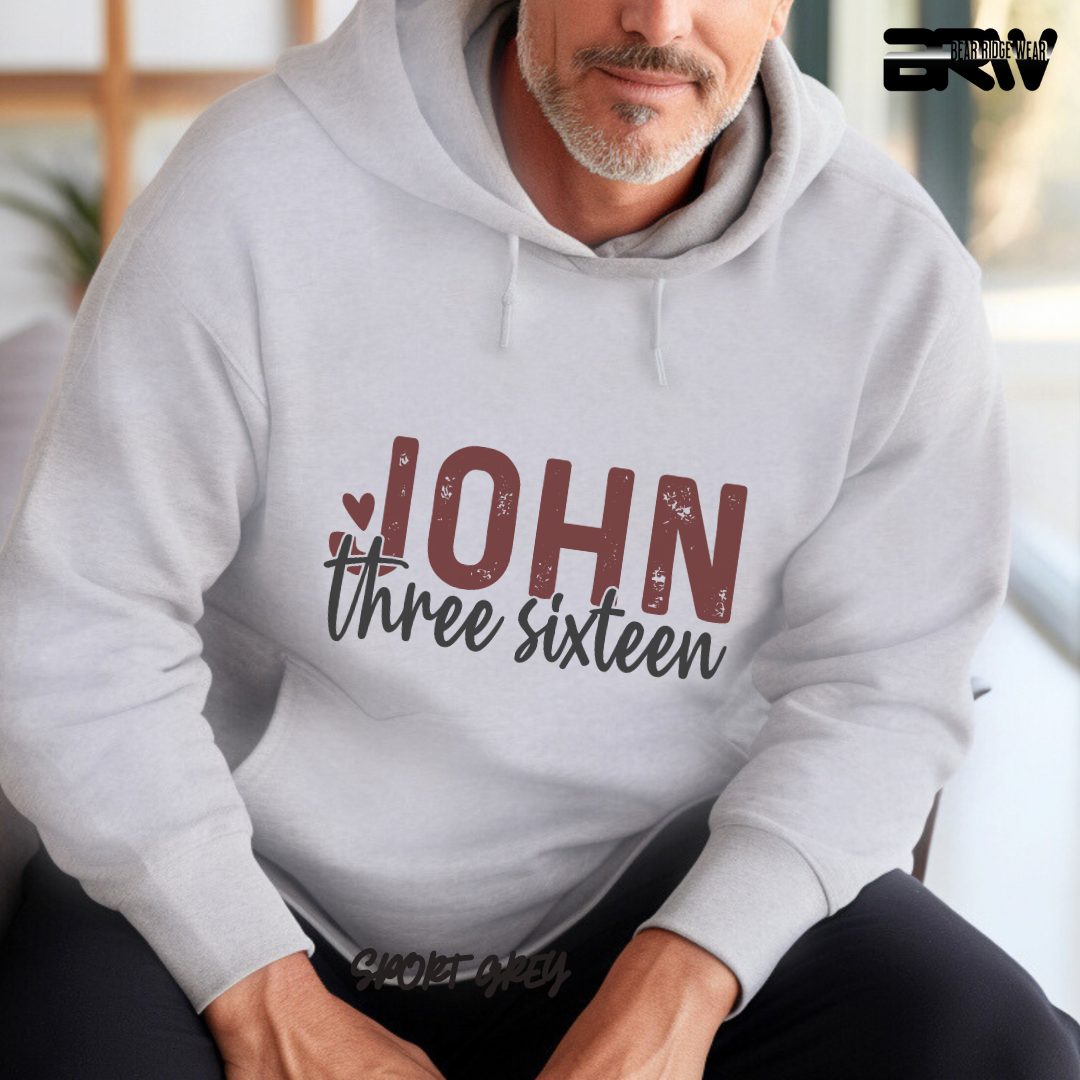 'John Three Sixteen' Faith Hoodie
