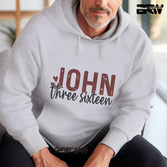 'John Three Sixteen' Faith Hoodie