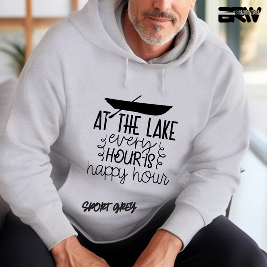 'At the Lake Every Hour is Happy Hour' Hoodie