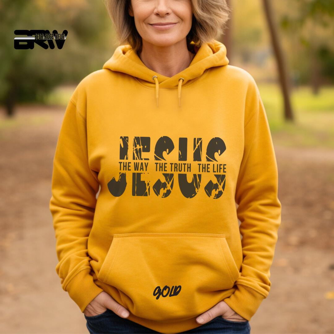 'Jesus The Way, The Truth, The Life' Faith Hoodie