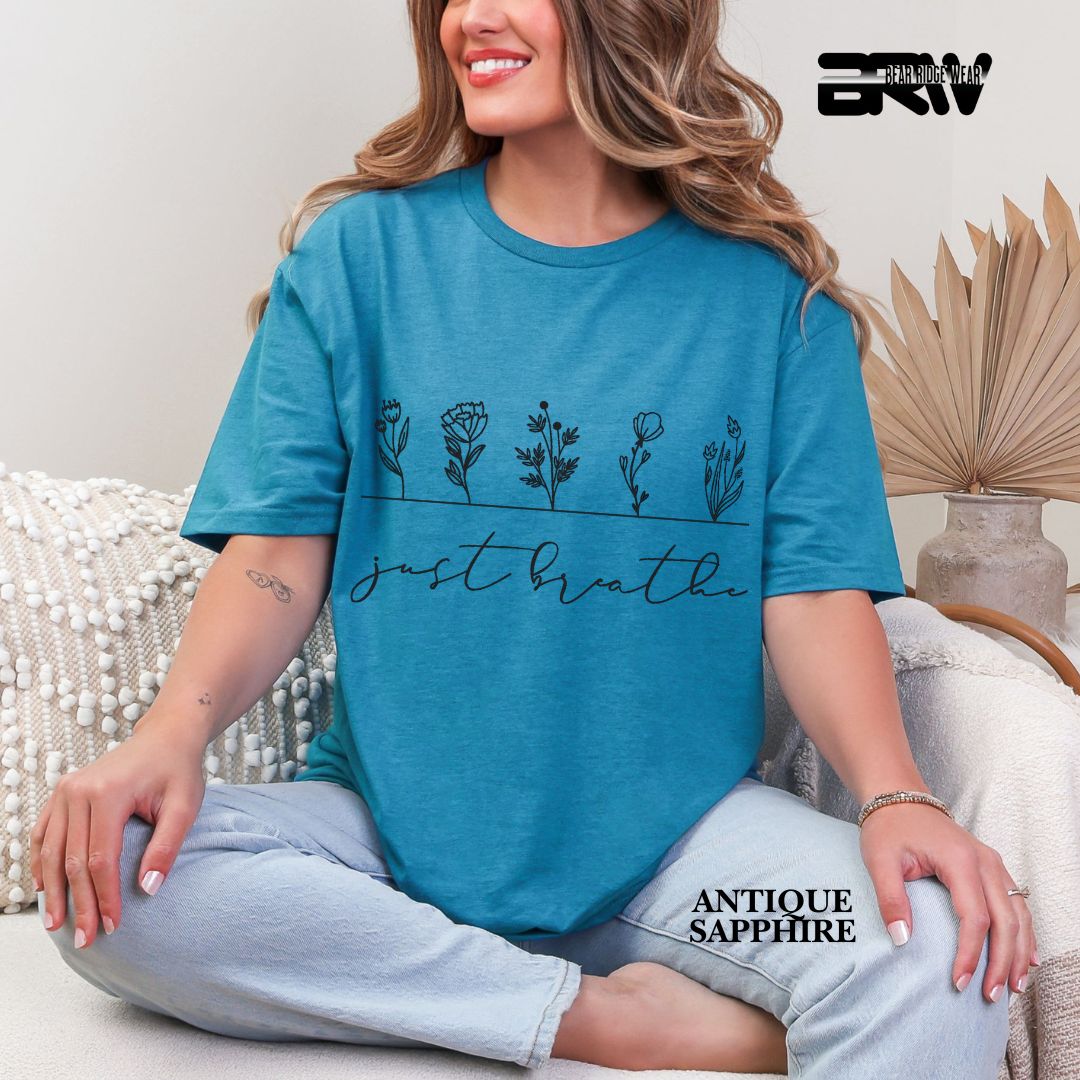 'Just Breathe' Everyday Tee