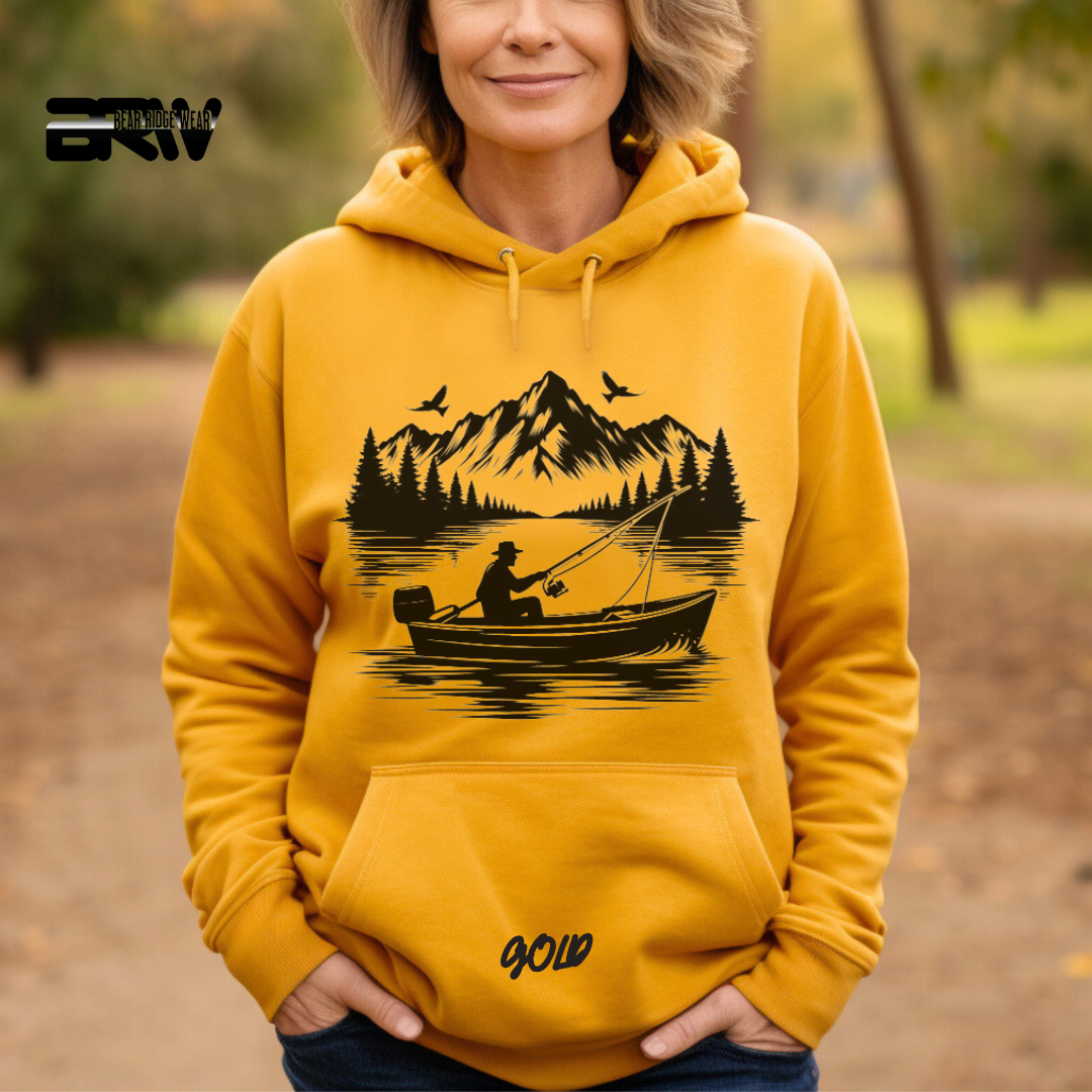 'Boat in a lake' Hoodie