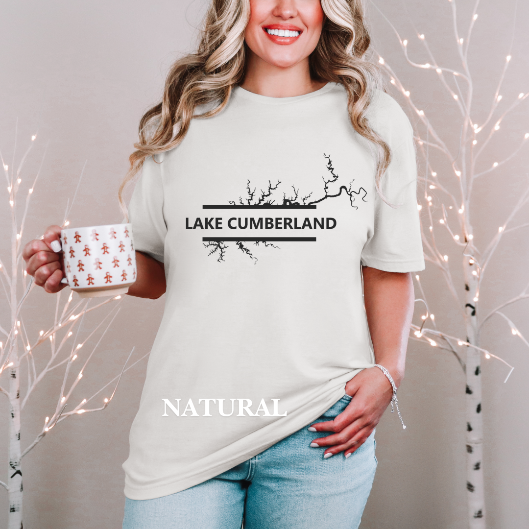 "Bold Lake Cumberland" Map Tee
