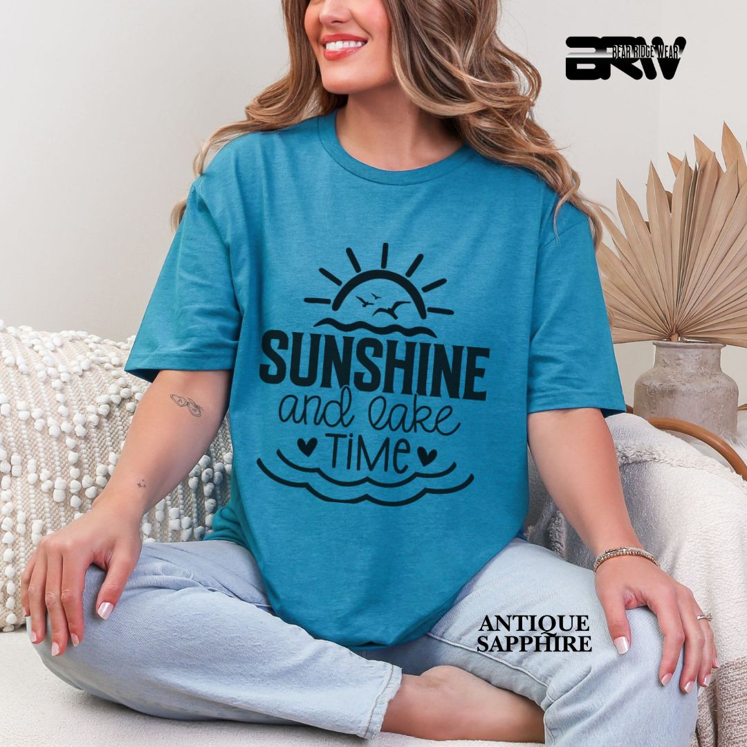 'Sunshine And Lake Time' 3 Summer Tee