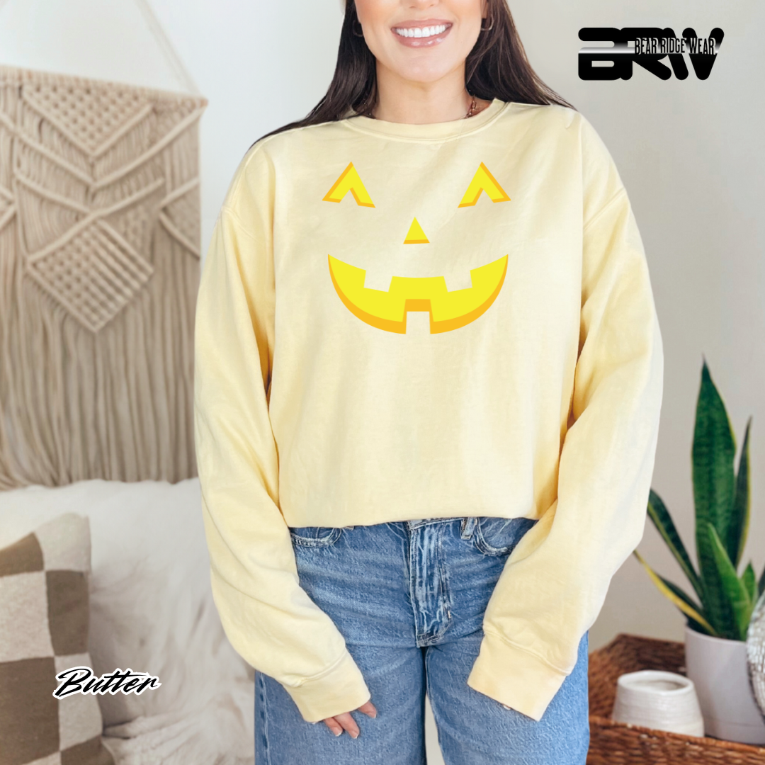 'Jack o Lantern' Fall Crewneck Sweatshirt