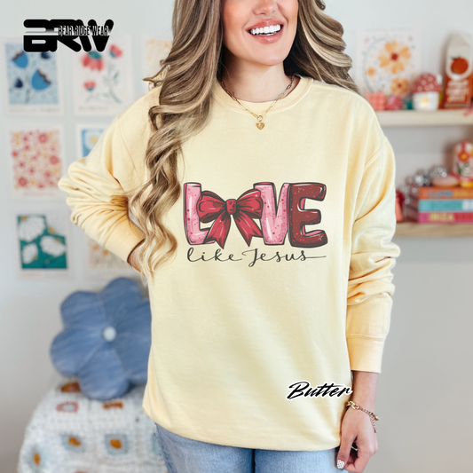 'Love Like Jesus' Crewneck Sweatshirt