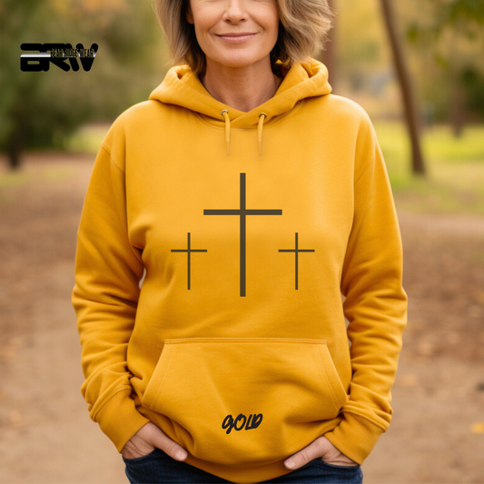 'Three Cross' Faith Hoodies