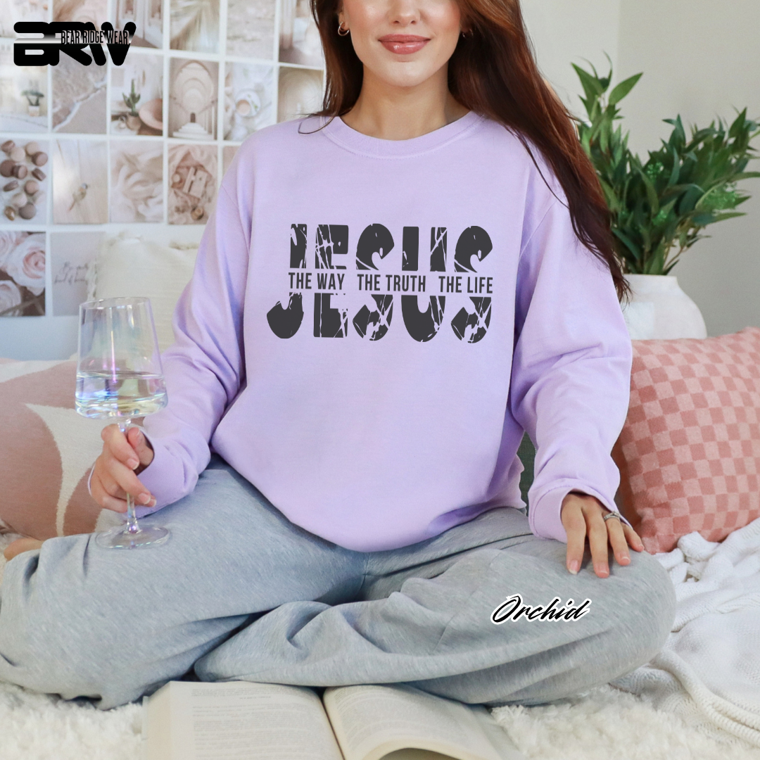 'Jesus The Way, The Truth, The Life' Faith Long-sleeve Tee
