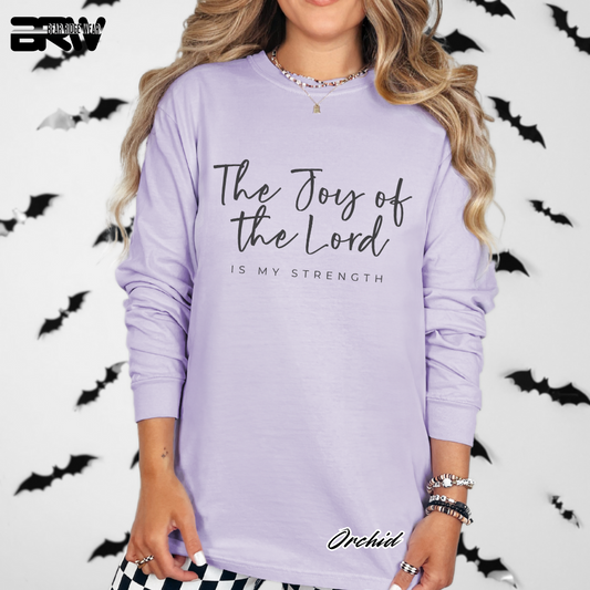 'The Joy Of The Lord Is My Strength' Faith Long-sleeve Tee