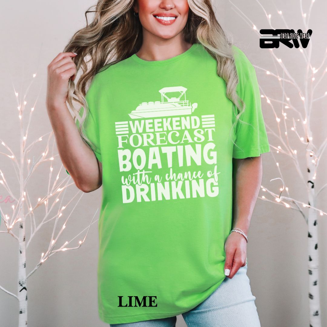 'Weather Forecast-Boating'  Summer Tee