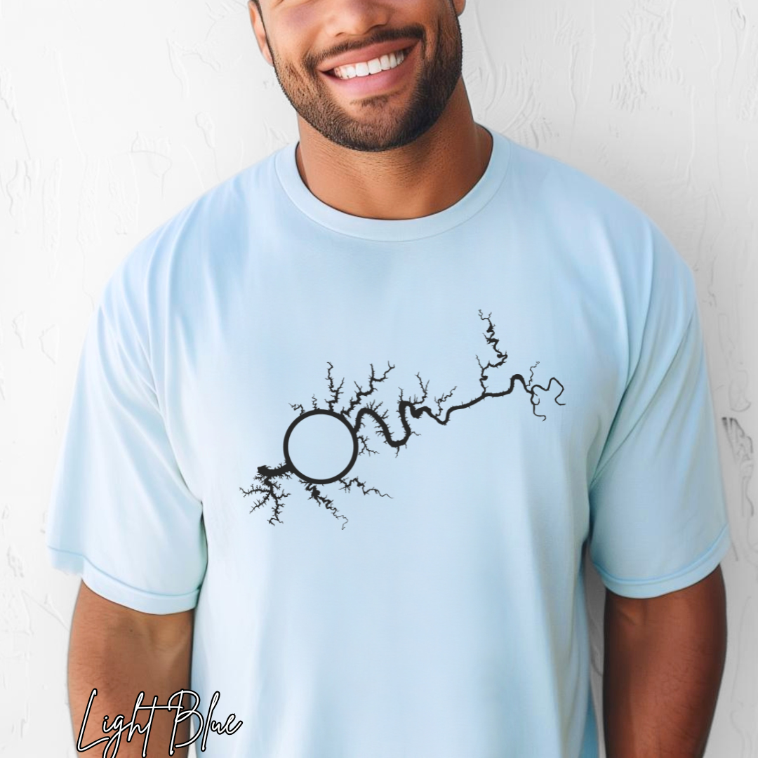 "Map of Lake Cumberland" T-shirt