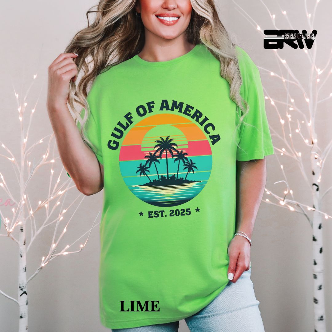 'Gulf Of America-Est. 2025'  Summer Tee
