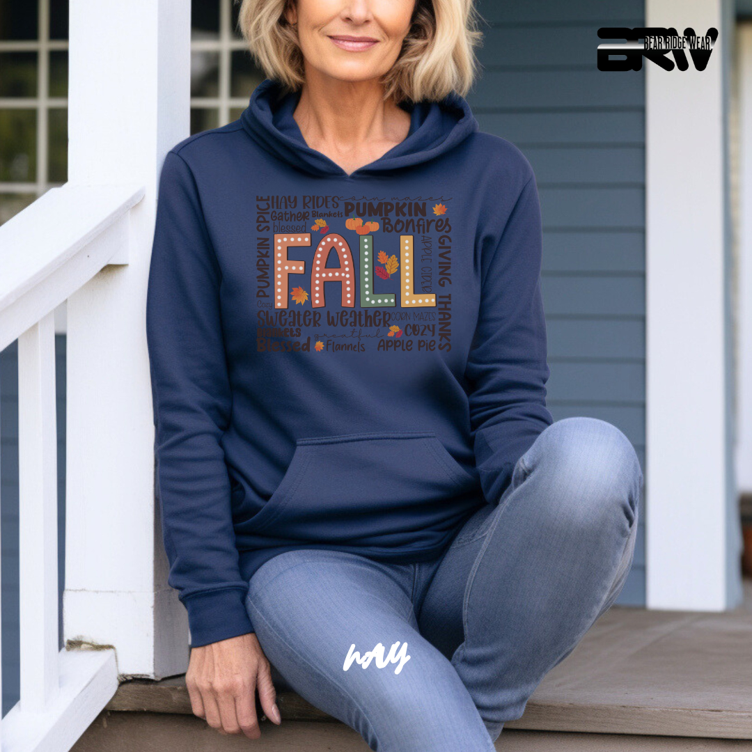 'Fall Hay Rides etc' Fall Hoodie