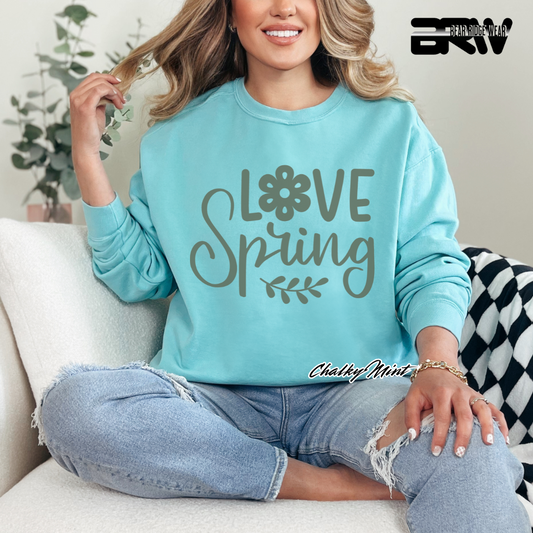 'Love Spring' Crewneck Sweatshirt