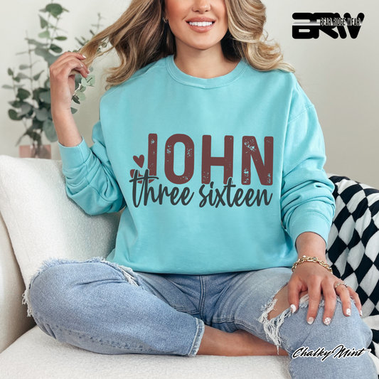 'John Three Sixteen' Faith Crewneck Sweatshirt