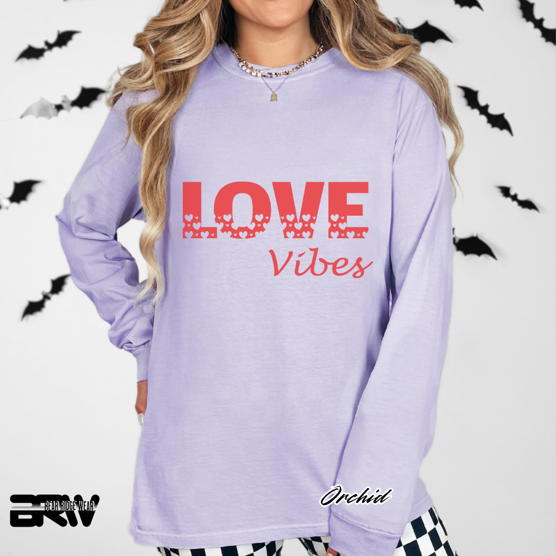 'Love Vibes' Long-Sleeve Tee