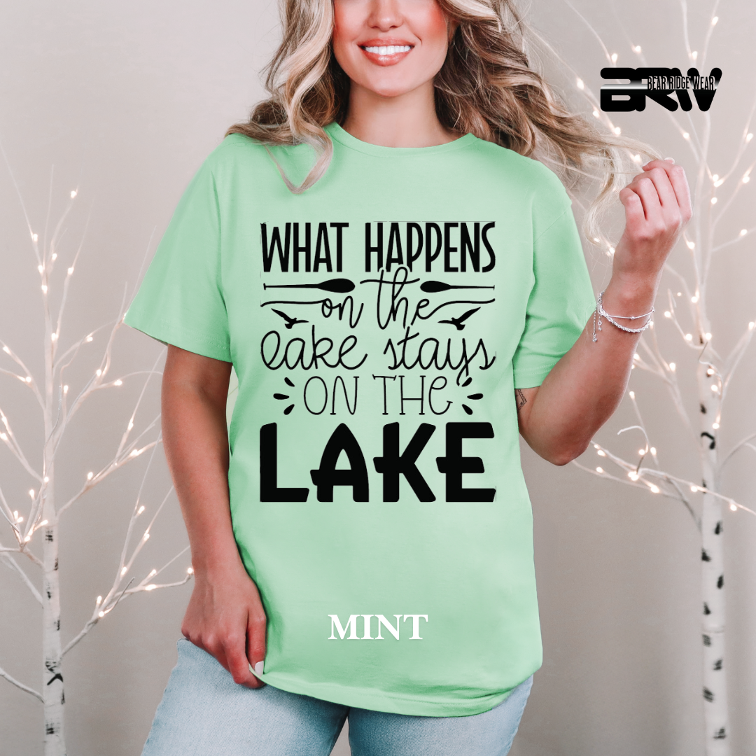 "What Happens On The Lake" Tee