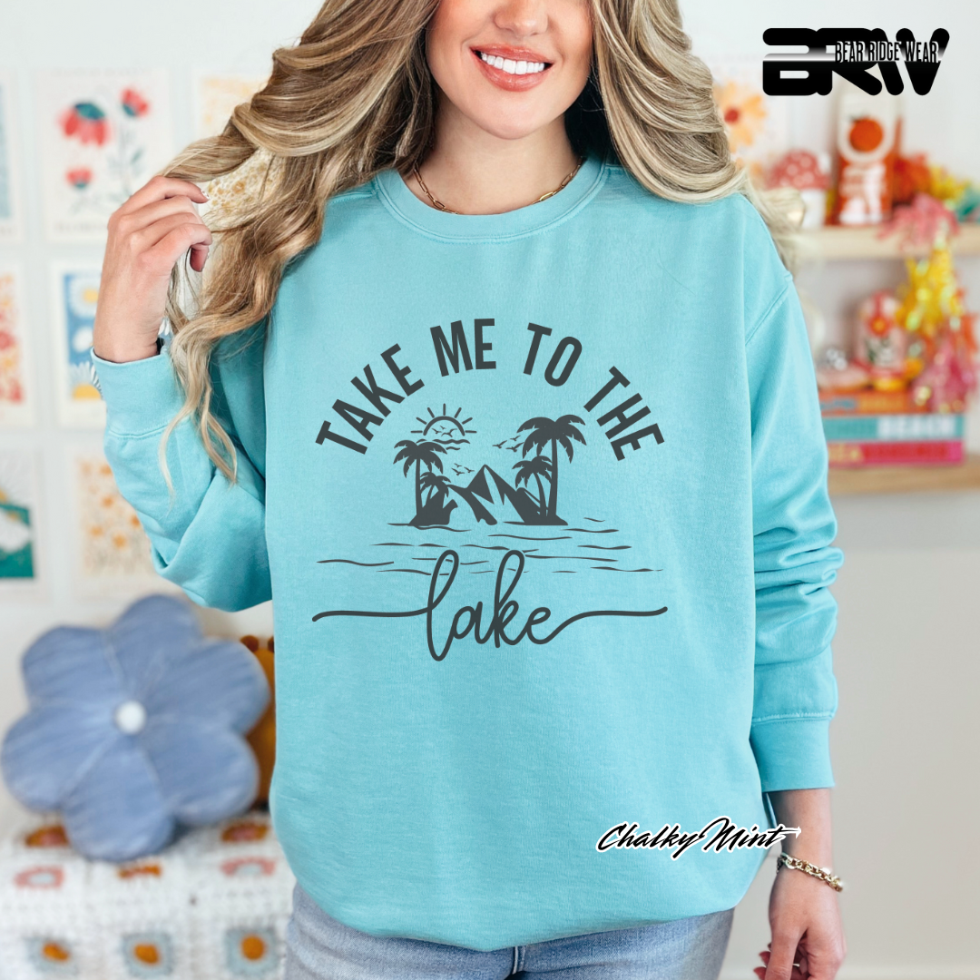 'Take me to the Lake' Crewneck Sweatshirt