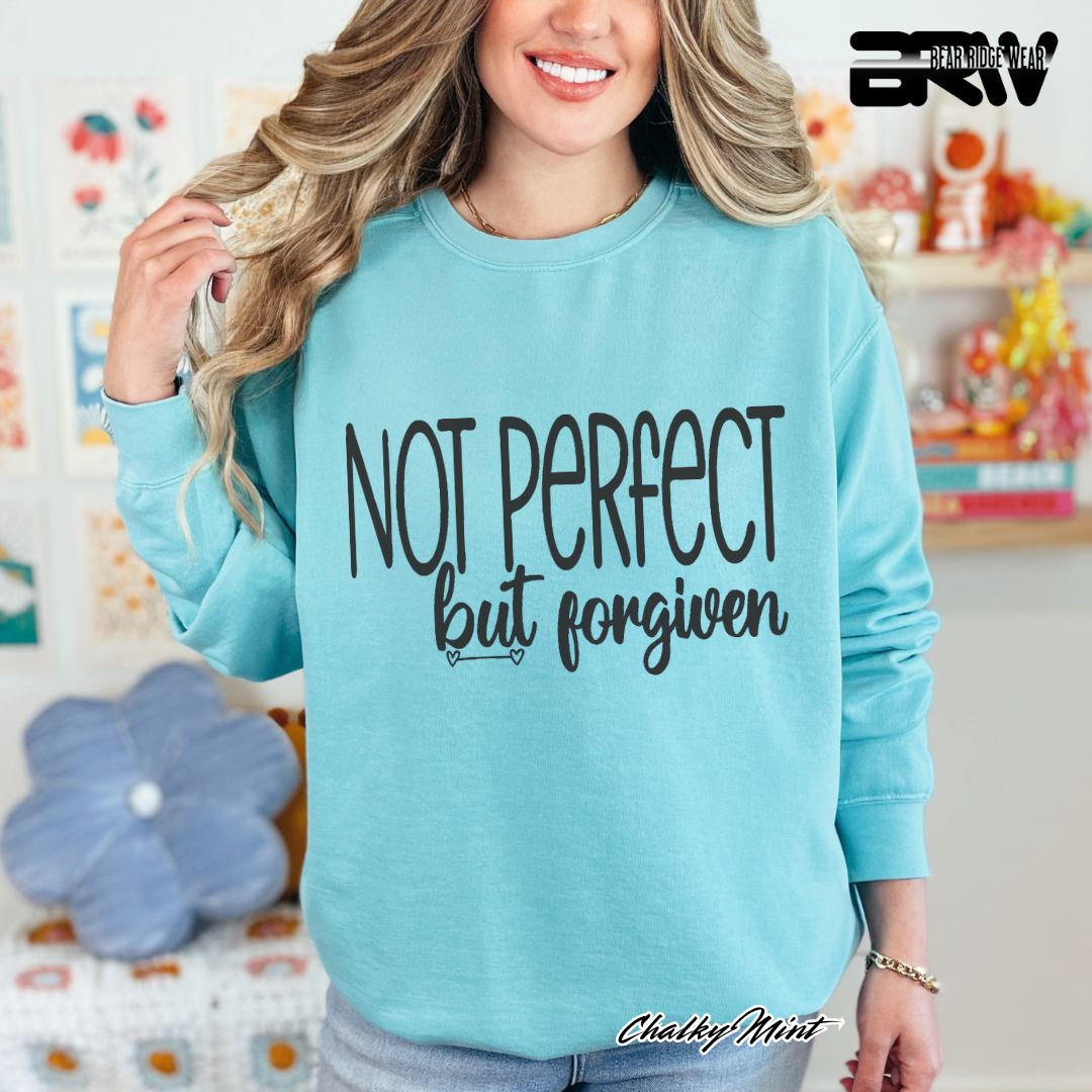 'Not Perfect But Forgiven' Faith Long-Sleeve Tee
