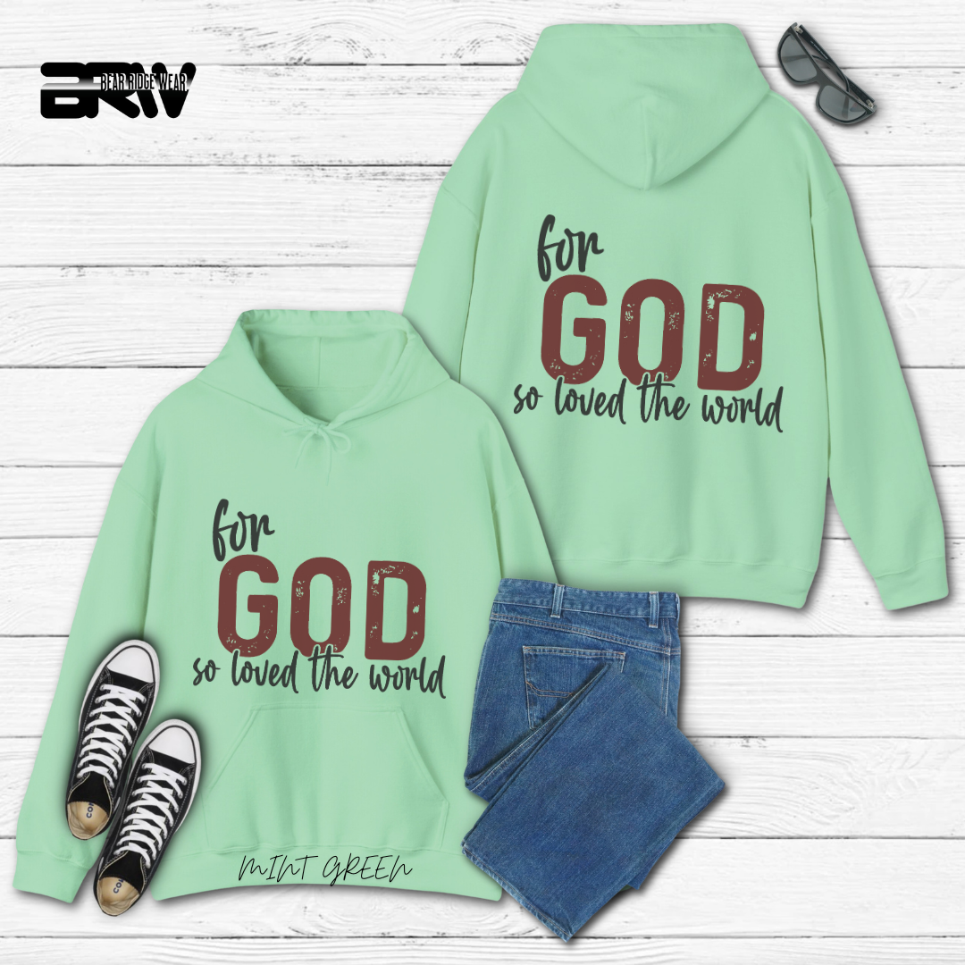 'For God So Love The World' Faith Hoodie