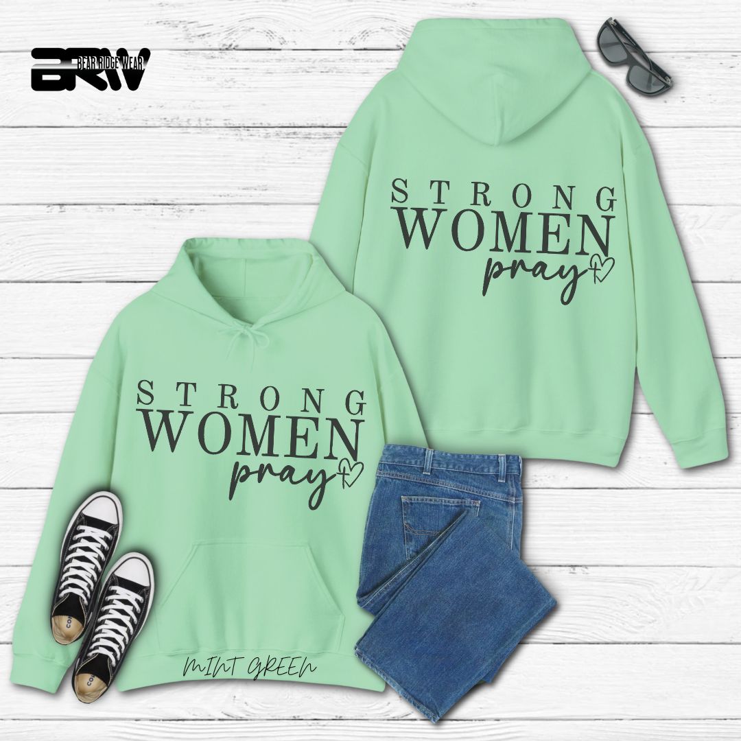 'Strong Woman Pray'  Faith Hoodie