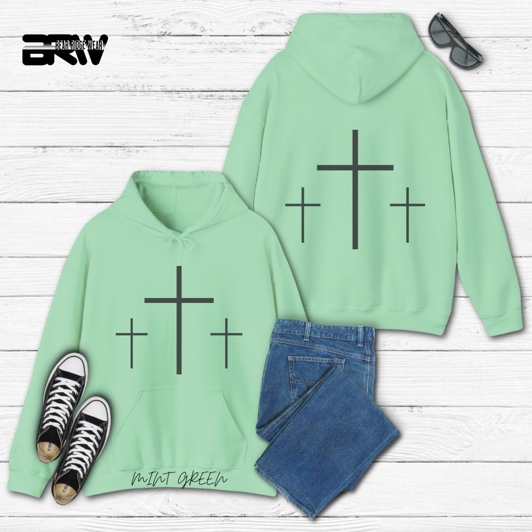 'Three Cross' Faith Hoodies