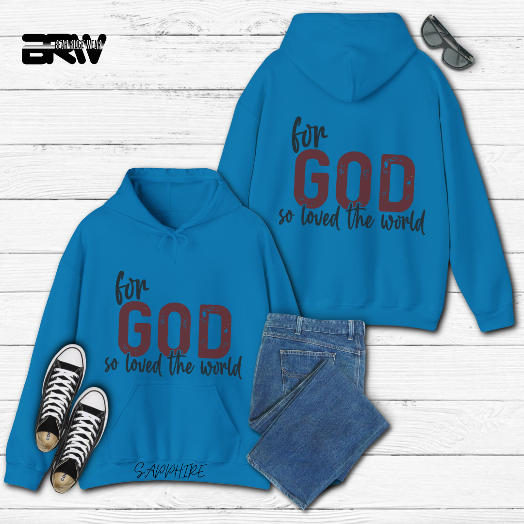 'For God So Love The World' Faith Hoodie