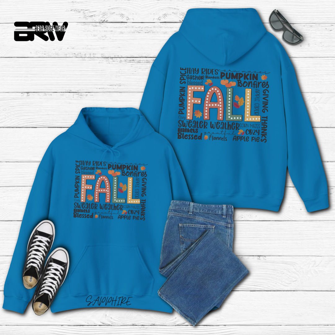 'Fall Hay Rides etc' Fall Hoodie
