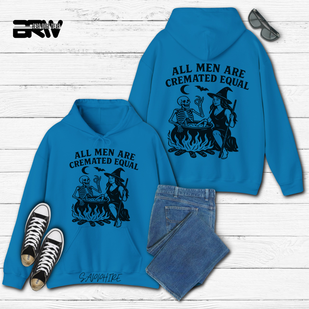 'All men are cremated equally' Fall Hoodie