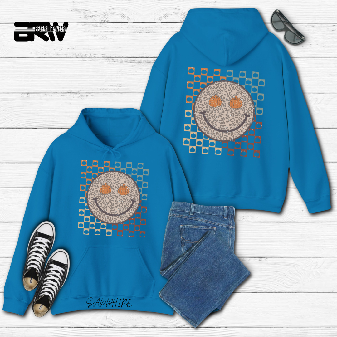 'Happy Face Pumpkin Eyes' Fall Hoodie