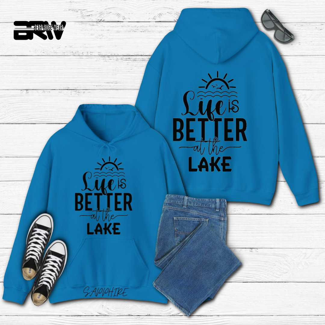 'Life is better at the lake' Hoodie