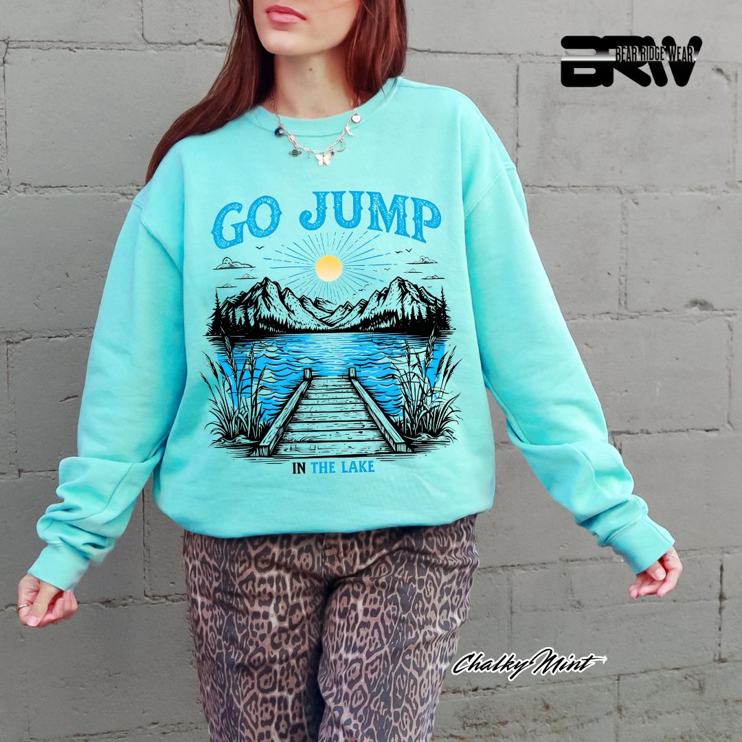 'Go Jump In The Lake' Summer Long Sleeve Tee
