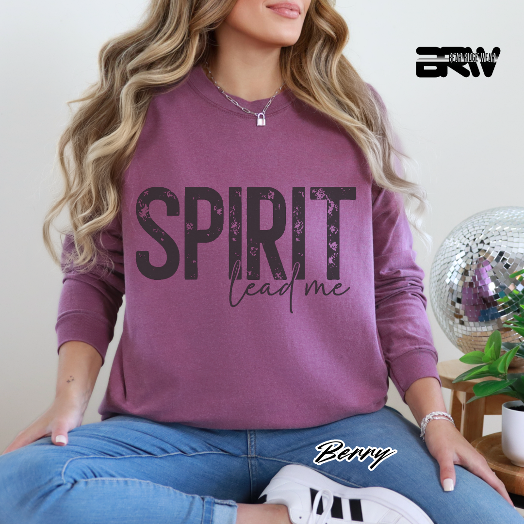 'Spirit Lead Me' Long-Sleeve Faith Tee