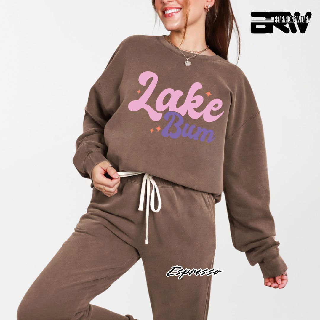 'Lake Bum' Summer Crewneck Sweatshirt