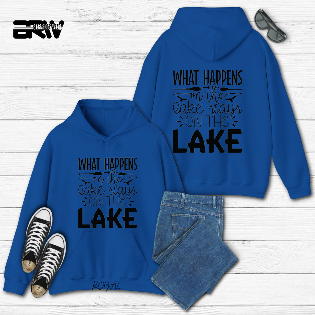 'What happens on the lake' Hoodie