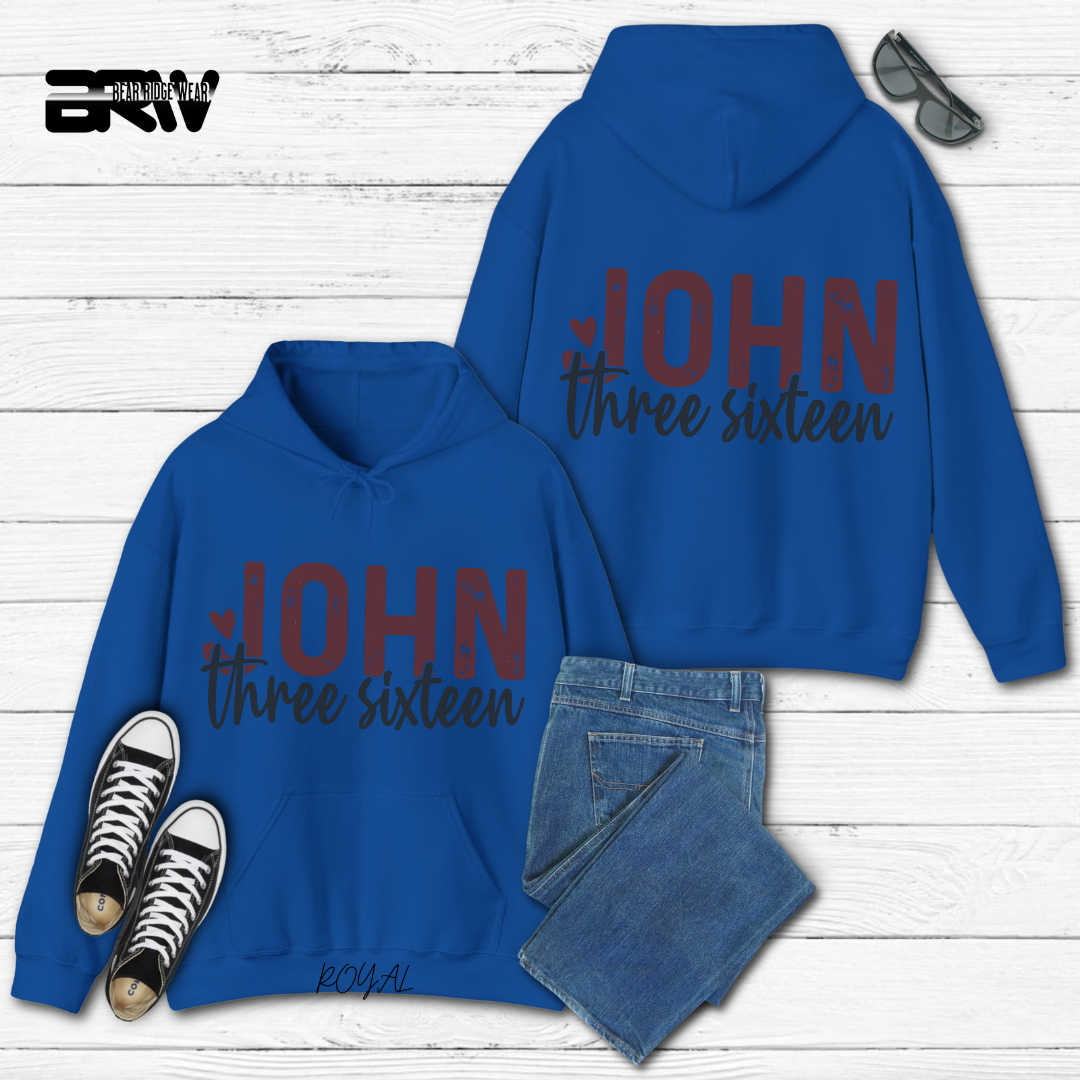 'John Three Sixteen' Faith Hoodie