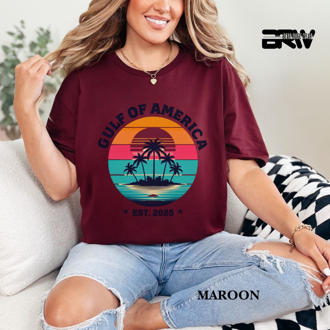 'Gulf Of America-Est. 2025'  Summer Tee