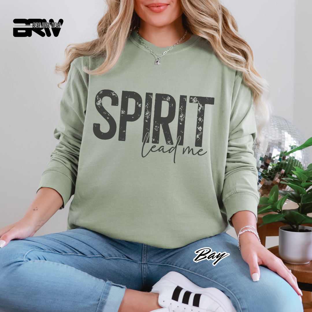'Spirit Lead Me' Long-Sleeve Faith Tee
