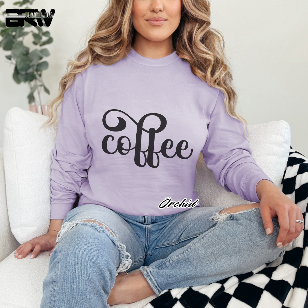 'Coffee' Long-Sleeve Tee