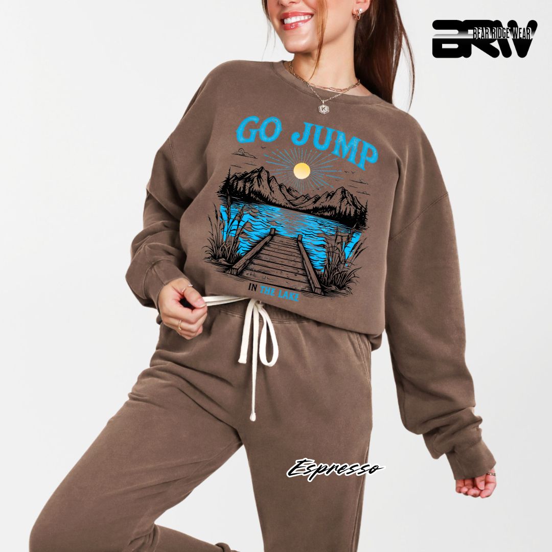'Go Jump In The Lake' Summer Long Sleeve Tee
