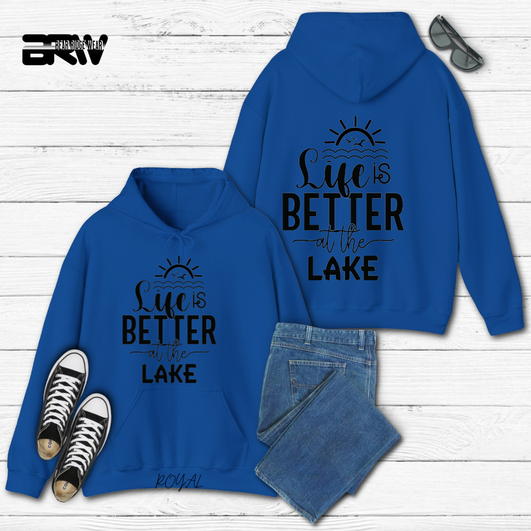 'Life is better at the lake' Hoodie