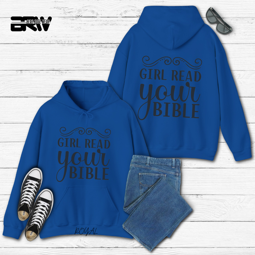 'Girl Read Your Bible' Faith Hoodie