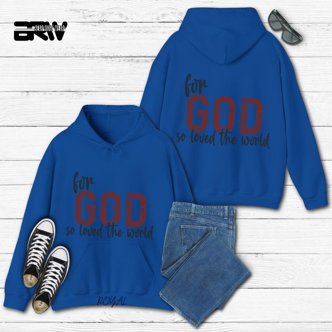 'For God So Love The World' Faith Hoodie