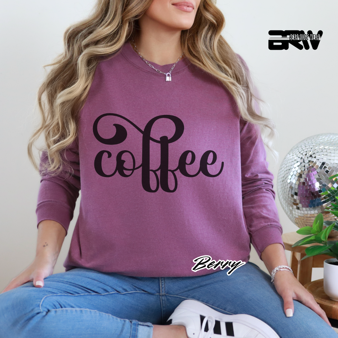 'Coffee' Long-Sleeve Tee
