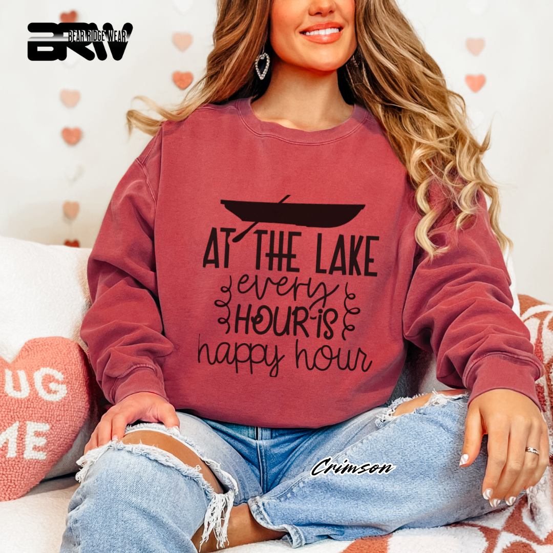 'At The Lake' Crewneck Sweatshirt