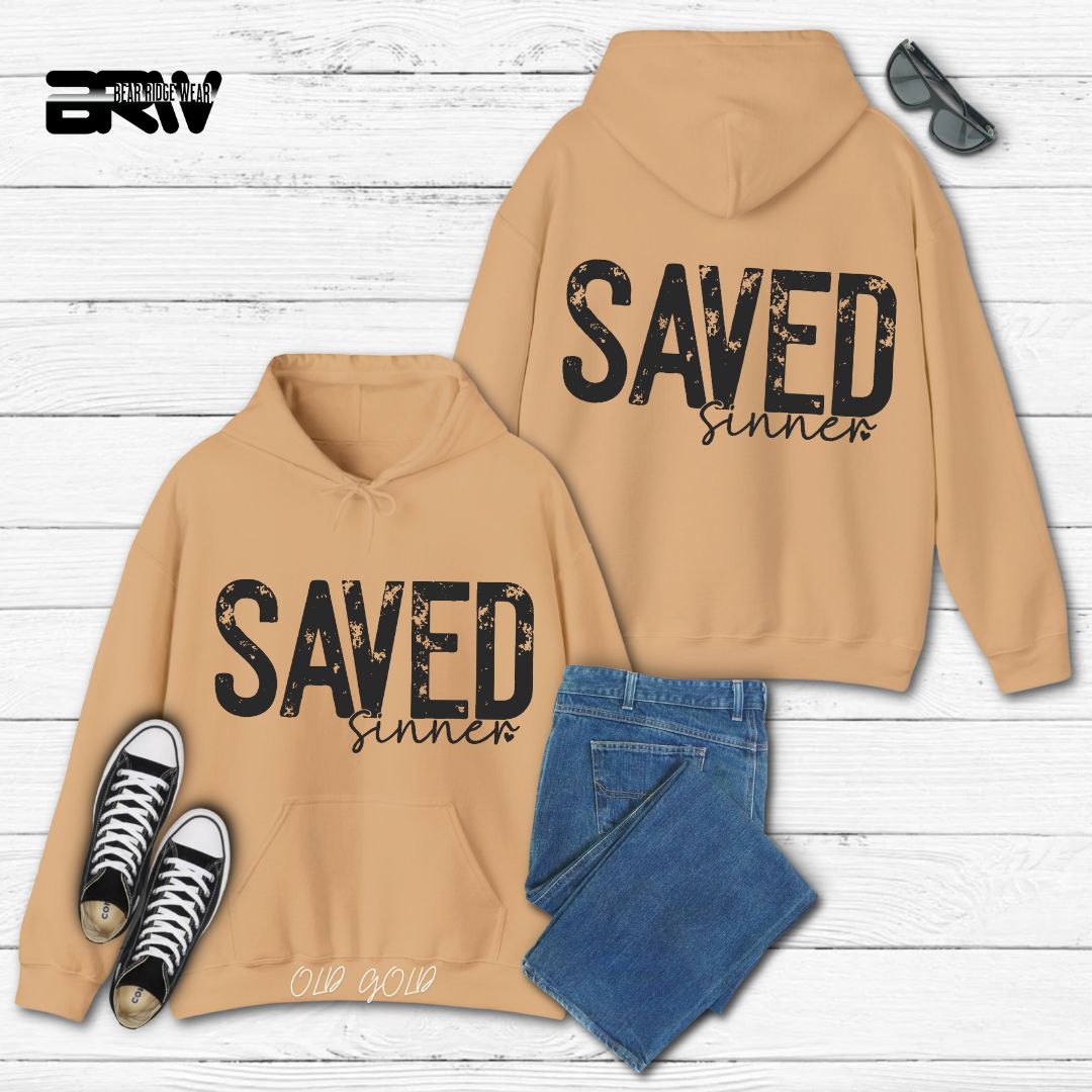 'Saved Sinner'  Faith Hoodie