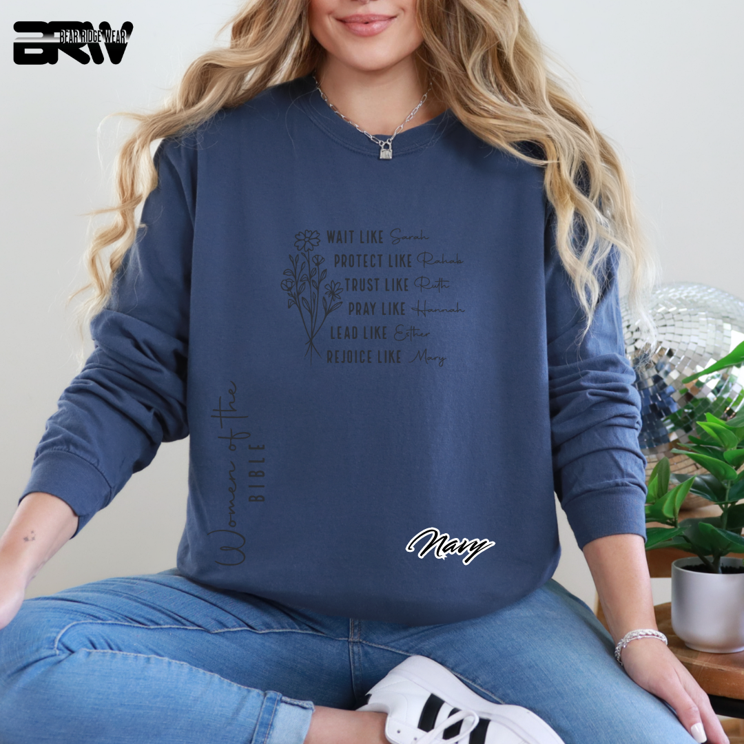 'Women of the Bible' Long-Sleeve Faith  Tee